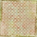 Artisti Batik Floral Design Frame Background