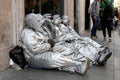 Artisti with italian politicians masks