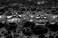 Artistic Abstract Water Bubbles Macro. Royalty Free Stock Photo