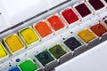 Artistic aquarell paints