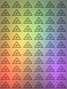 Artistic background with all seeing eye texture, illuminati, rainbow, fantasy