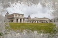 Artistic background. Aranjuez palace, spain