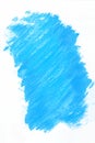 Blue watercolor paint background, lettering scrapbook sketch. Royalty Free Stock Photo