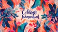 Artistic Banner Celebrating Femininity and Womanhood