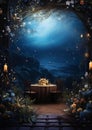 Artistic banquet themes a canvas for creative minds Royalty Free Stock Photo