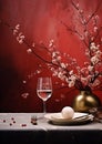 Artistic banquet themes a canvas for creative minds Royalty Free Stock Photo