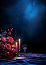 Artistic banquet themes a canvas for creative minds Royalty Free Stock Photo