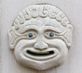 Artistic Bas-relief Mailbox of an Anthropomorphic Mask