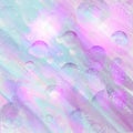 Delicately painted colorful illustration . Overflowing Bubbles on watercolor background.