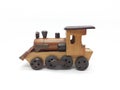 Artistic Beautiful Antique Train Locomotive Wooden Children Toys for Interior Decoration and Education Purpose 01 Royalty Free Stock Photo