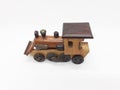 Artistic Beautiful Antique Train Locomotive Wooden Children Toys for Interior Decoration and Education Purpose 02 Royalty Free Stock Photo