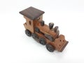 Artistic Beautiful Antique Train Locomotive Wooden Children Toys for Interior Decoration and Education Purpose 03 Royalty Free Stock Photo