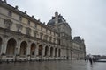Artistic and beautiful and famous Louvre Museum in Paris France