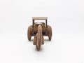 Artistic Beautiful Wooden Indonesian Traditional Vehicle Children Toys for Interior Decoration and Education Purpose 11