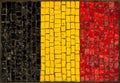 Artistic Belgium flag Royalty Free Stock Photo