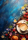 Artistic breakfast themes a palette of creative delights Royalty Free Stock Photo