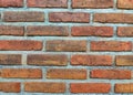 artistic brick background, dominated by orange and brown