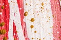 Artistic brush strokes and paint splashes as abstract art and minimalistic background, contemporary design and modern Royalty Free Stock Photo