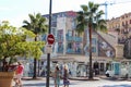 Artistic building in Cannes, France