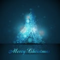 Artistic christmas tree Royalty Free Stock Photo