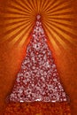 Artistic Christmas Tree Illustration