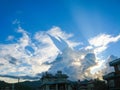 Artistic cloud formation. Pokhara. Nepal