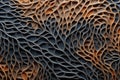 Artistic Dark Neural Pattern Texture