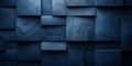An artistic design with a dark blue geometric background suitable for modern concepts Royalty Free Stock Photo