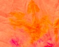 Artistic Dirty Pattern. Red Coral Pink Tie Dye Boho. Vivid Dirty Art. Watercolor Background. Damage Painted Poster. Flaming