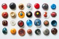 Artistic Display of START Buttons