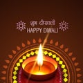 Artistic diwali background