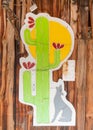 Artistic door sign in Oatman, Arizona