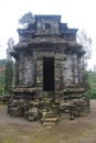 Artistic Dwarawati Temple is in Dieng, Central Java, Indonesia