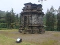 Artistic Dwarawati Temple is in Dieng, Central Java, Indonesia