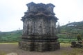 Artistic Dwarawati Temple is in Dieng, Central Java, Indonesia