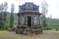 Artistic Dwarawati Temple is in Dieng, Central Java, Indonesia