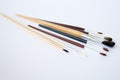 Artistic fine art brushes Royalty Free Stock Photo