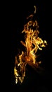 Artistic fire waves Royalty Free Stock Photo