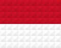 Artistic flag of Monaco Royalty Free Stock Photo