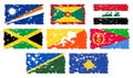 Artistic flags of the world