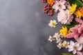 Artistic Floral Arrangement on Vintage Background GenerativeAI