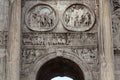 Artistic fragment of the trumfal arch of Constantine, Rome