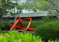 Artistic garden, Sarabande, in UCSD, San Diego, California