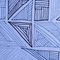Artistic Geometric Wallpaper. Deep Blue Grunge