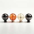 Artistic glass cabinet knobs