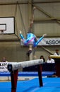 Artistic Gymnastics International Competition Royalty Free Stock Photo