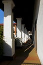 Artistic hallway of institute of the americas in UCSD, San Diego, California