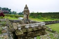 An artistic historical temple building for Petirtaan at the Liyangan Site, Indonesia.