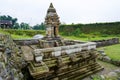 An artistic historical temple building for Petirtaan at the Liyangan Site, Indonesia.