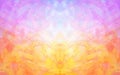 Artistic illusion holographic abstract background with modern bright pink and orange color